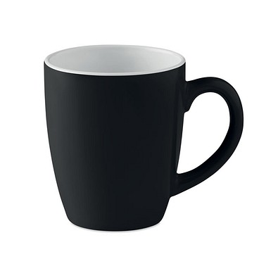 Farbiger Kaffeebecher 290 ml COLOUR TRENT, Schwarz