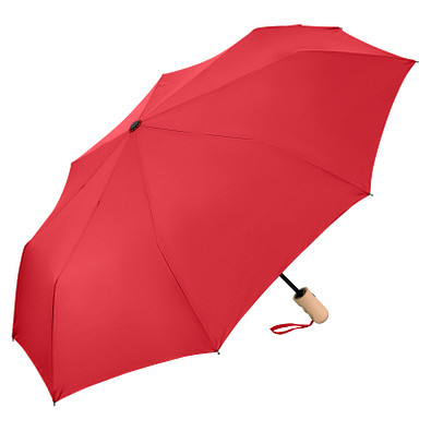 FARE Automatik-Taschenschirm ÖkoBrella, rot wS