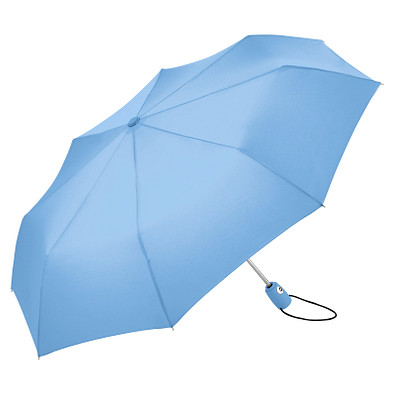 FARE®  Automatik-Taschenschirm Open&Close, hellblau