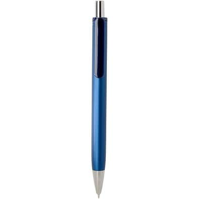 Feld RCS recycelter Kugelschreiber mit Metallic-Finish (schwarze Mine), navy