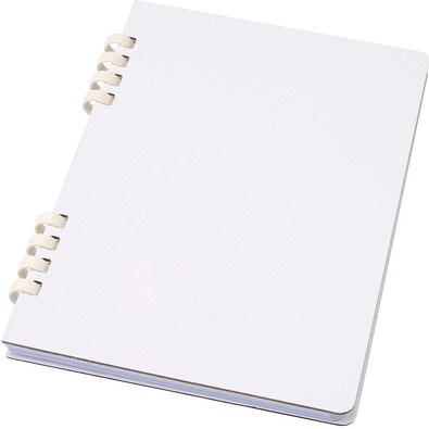 Fil A5 Hardcover RCS recyceltes Spiralnotizbuch, weiss