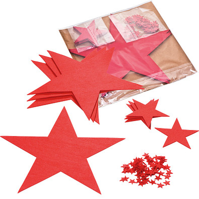 Filz-Sterneset, rot Filz-Sterneset, rot