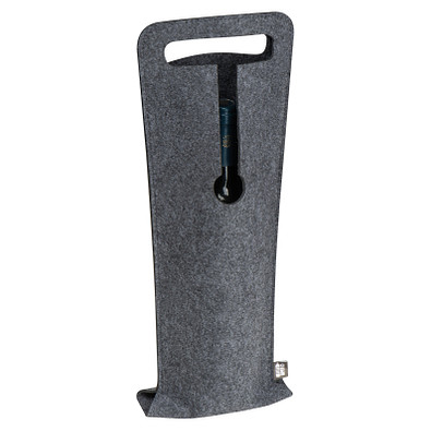 Filztasche für Flaschen , anthrazit