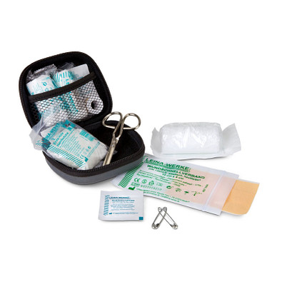 First Aid Kit - Erste Hilfe Set, 12-teilig, grau