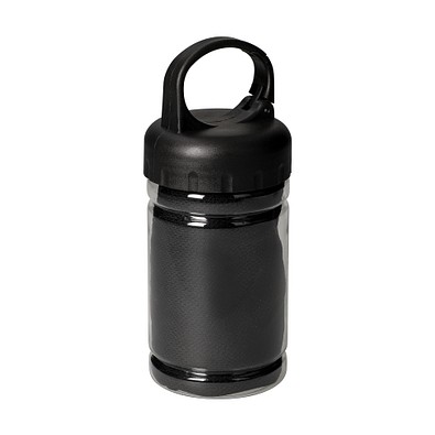 Fitnesshandtuch Keep Cool, schwarz