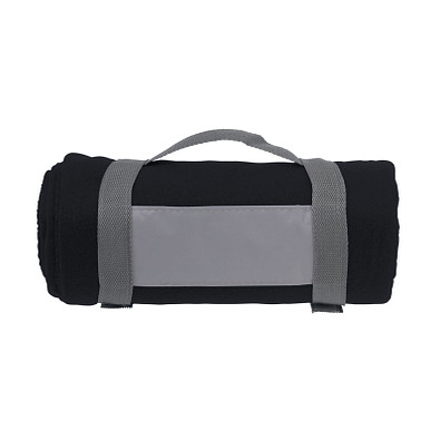 Fleecedecke Basic, 150x120 cm, schwarz