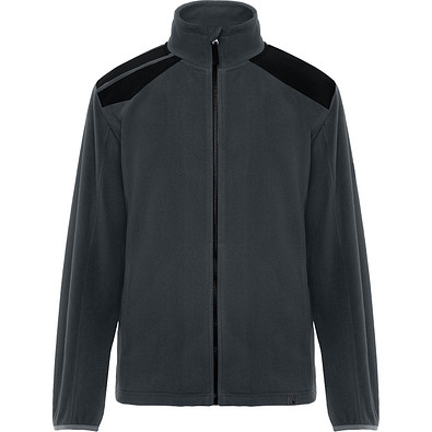 Fleecejacke Terrano in kombinierten Farben, XL, bleigrau/schwarz