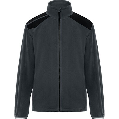 Fleecejacke Terrano in kombinierten Farben, XXXL, bleigrau/schwarz
