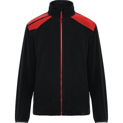 Fleecejacke Terrano in kombinierten Farben, XXXL, schwarz/rot