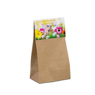 Flower-Balls in Tüte mit Samen, 4 in der Tüte, 1-seit. Druck