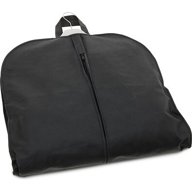 FONTAINE. Kleidersack aus Non-Woven (70 g/m²), Schwarz