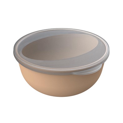 Food-Bowl ToGo, Classic, 1,0 l, beständiges braun/transparent-milchig