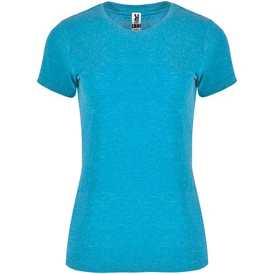Fox T-Shirt für Damen, Heather Turquoise, 2XL