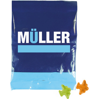 Trolli Fruchtgummi Maxitüte, Flugzeug, inkl. Druck, weiße Folie