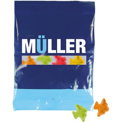 Trolli Fruchtgummi Maxitüte, Flugzeug, inkl. Druck, transparente Folie