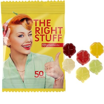 Fruchtgummi Kleeblatt 10 g, Kleeblatt