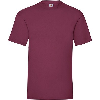 FRUIT OF THE LOOM ® Unisex T-Shirt Valueweight T, burgundy, L