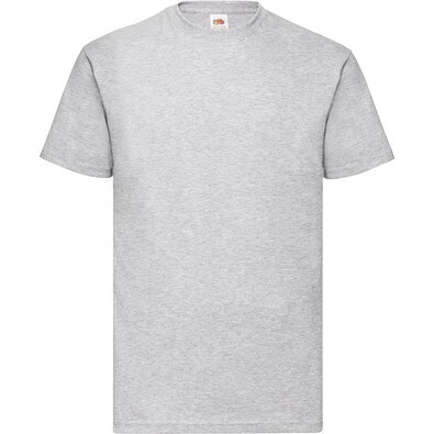 FRUIT OF THE LOOM ® Unisex T-Shirt Valueweight T, heather grey, L