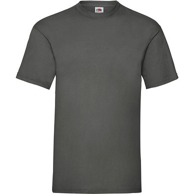 FRUIT OF THE LOOM ® Unisex T-Shirt Valueweight T, light graphite, XL