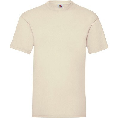 FRUIT OF THE LOOM ® Unisex T-Shirt Valueweight T, natural, L