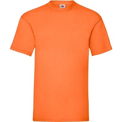 FRUIT OF THE LOOM ® Unisex T-Shirt Valueweight T, orange, L