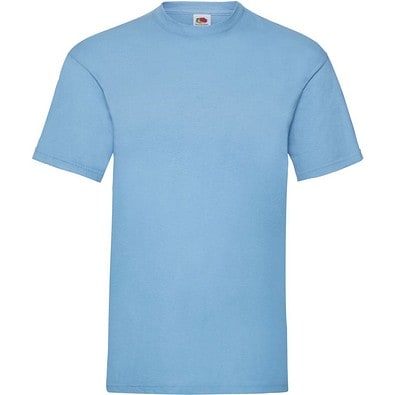 FRUIT OF THE LOOM ® Unisex T-Shirt Valueweight T, sky blue, M