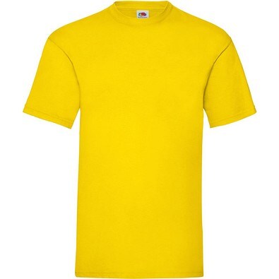 FRUIT OF THE LOOM ® Unisex T-Shirt Valueweight T, yellow, S