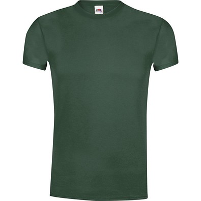 FRUIT OF THE LOOM® Unisex T-Shirt Original T, L, DUNKELGRÜN