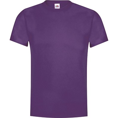 FRUIT OF THE LOOM® Unisex T-Shirt Original T, L, LILA
