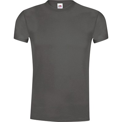 FRUIT OF THE LOOM® Unisex T-Shirt Original T, M, DUNKELGRAU