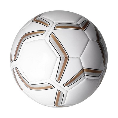 Fußball Strike, groß, weiß/gold/silber