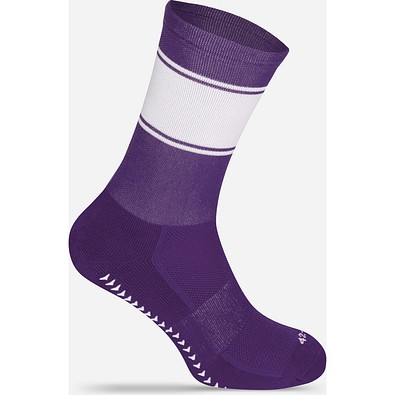 Fußballsocken Light, 42-46, Purple / White