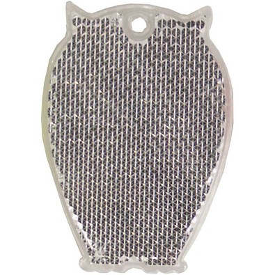 Fußgängerreflektor Eule, weiß