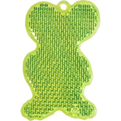 Fußgängerreflektor Maus, neongelb