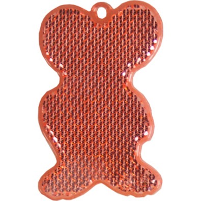 Fußgängerreflektor Maus, rot