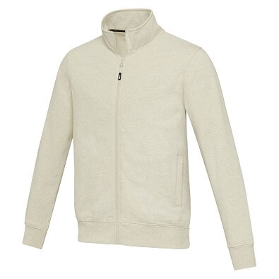 Galena Sweatjacke aus recyceltem Material Unisex, Oatmeal, L