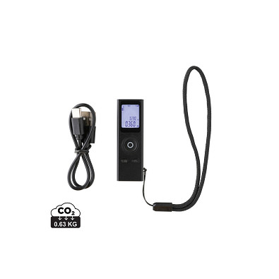 Gear X 30m Lasermessgerät aus RCS recyceltem Aluminum, schwarz