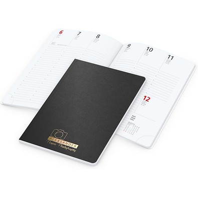 Geiger-Notes Buchkalender Prestige-Flexx Bestseller, schwarz inkl. Goldprägung