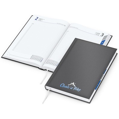 Geiger-Notes Kalender Manager Register Bestseller, anthrazit, inkl. Siebdruck-Digital