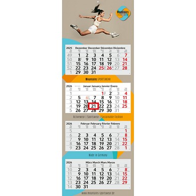 Geiger-Notes Monatskalender Profil 4 Bestseller, inkl. Druck