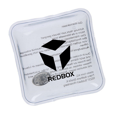 Gel-Wärmekissen Quadrat, transparent