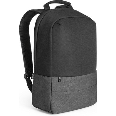 GENOA BPACK. Anti-Diebstahl-Rucksack aus 600D hochdichtem, recyceltem Polyester, Grau
