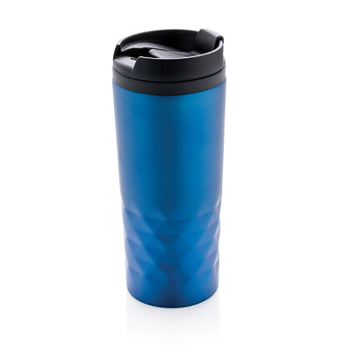 XD COLLECTION Geometrischer Becher, 300 ml, blau