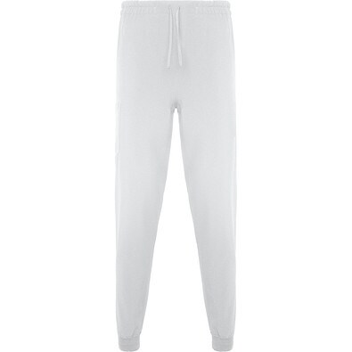 Gerade lange Unisex-Hose Fiber, S, weiß