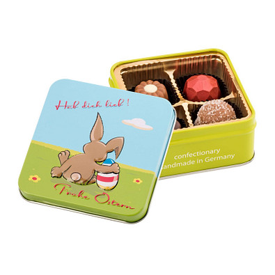 Frohe Ostern - Hab dich lieb, Pralinen 50 g