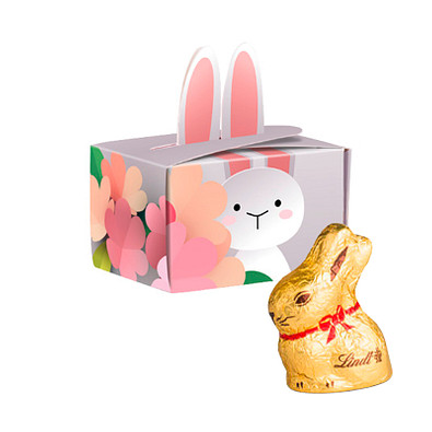 Geschenkbox Mini, Lindt Osterhase, inkl. Druck