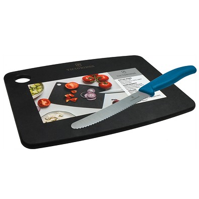 Geschenkschachtel Schneidbrett und Messer blueberry blue, 2-teilig