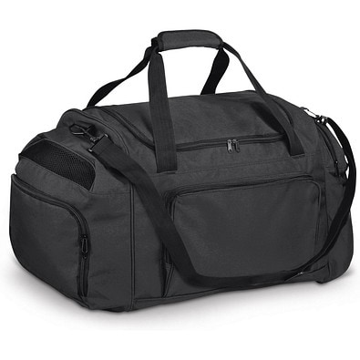 GIRALDO. Sporttasche aus 300D-Polyester, Schwarz