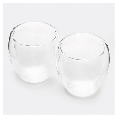 Gläser-Set DRINK LINE S, doppelwandig: 2er Set,transparent