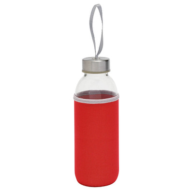 Trinkflasche Take Well mit Schutzhülle, 450 ml, rot Trinkflasche Take Well mit Schutzhülle, 450 ml, rot
